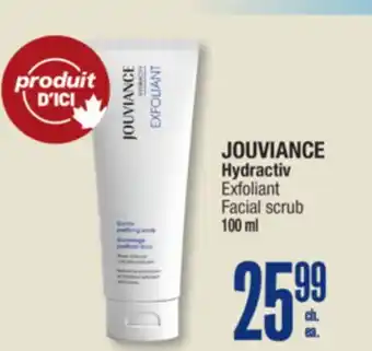 Jean Coutu JOUVIANCE Hydractiv Exfoliant Facial scrub offer