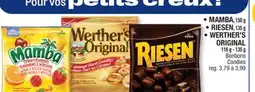 Jean Coutu MAMBA, RIESEN, WERTHER'S ORIGINAL Candies offer