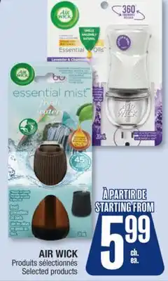 Jean Coutu AIR WICK Selected products offer