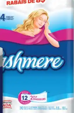 Jean Coutu CASHMERE Bathroom tissue offer