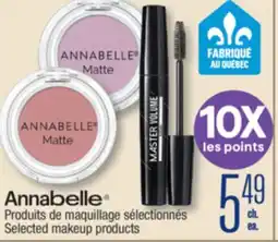 Jean Coutu ANNABELLE Selected makeup products offer