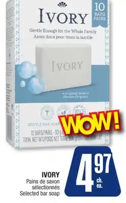 Jean Coutu IVORY Selected bar soap offer