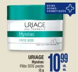 Jean Coutu URIAGE Hyséac SOS paste offer