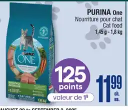 Jean Coutu PURINA One Cat food offer