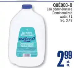 Jean Coutu QUÉBEC-O Demineralized water offer