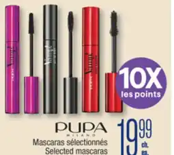 Jean Coutu PUPA Selected mascaras offer