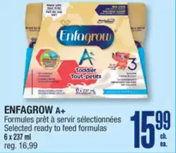 Jean Coutu ENFAGROW A+ Selected ready to feed formulas offer