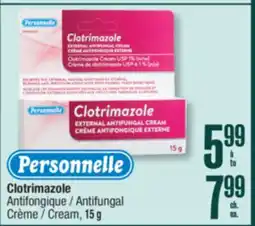 Jean Coutu PERSONNELLE Clotrimazole Antifungal Cream offer