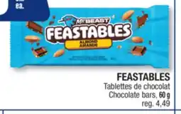 Jean Coutu FEASTABLES Chocolate bars offer