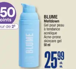 Jean Coutu BLUME Meltdown Acne-prone skincare gel offer