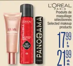 Jean Coutu L'ORÉAL PARIS Selected makeup products offer