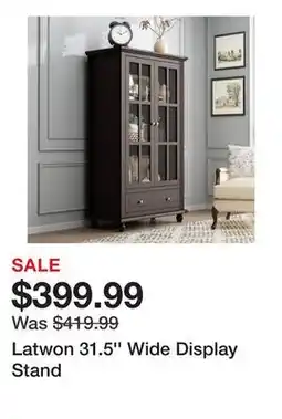 Wayfair Latwon 31.5'' Wide Display Stand offer