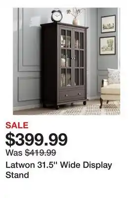 Wayfair Latwon 31.5'' Wide Display Stand offer