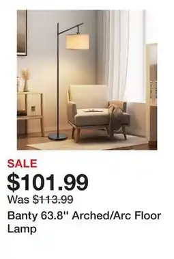 Wayfair Banty 63.8'' Arched/Arc Floor Lamp offer