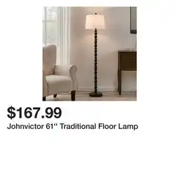 Wayfair Johnvictor 61'' Traditional Floor Lamp offer