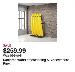 Wayfair Damarco Wood Freestanding Ski/Snowboard Rack offer