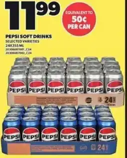 Loblaws Pepsi soft drinks offer