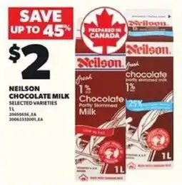 Loblaws Neilson chocolate milk offer