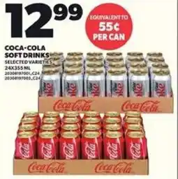 Loblaws Coca-cola soft drinks offer