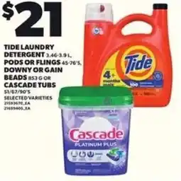 Loblaws Tide laundry detergent offer
