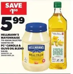 Loblaws Hellmann's mayonnaise offer