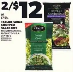 Loblaws Taylor farms chopped salad kits offer