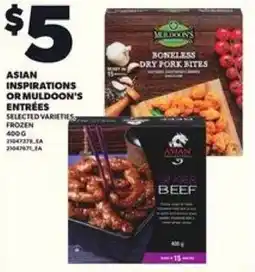Loblaws Asian inspirations or muldoon's entrées offer