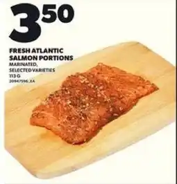 Loblaws Fresh atlantic salmon portions offer