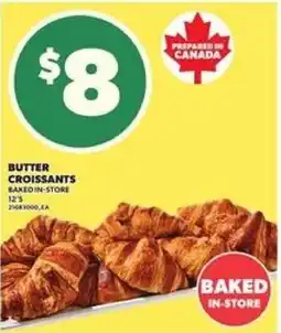 Loblaws Butter croissants offer
