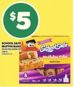 Loblaws School safe muffin bars offer