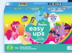 Walmart Pampers Easy Ups Giant Pack Training Pants offer