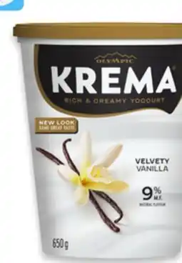 Walmart Krema yogurt tubs offer