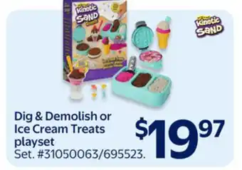Walmart Dig & Demolish or Ice Cream Treats playset offer