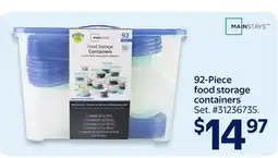 Walmart 92-Piece food storage containers offer