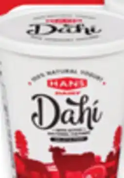 Walmart Hans Dahi 3.2% natural yogurt offer