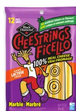 Walmart Black Diamond cheese sticks or Cheestrings or aMOOza! Cheese Twists offer