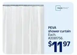 Walmart PEVA shower curtain offer