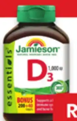 Walmart Jamieson vitamin D 240's offer