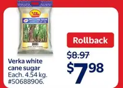 Walmart Verka white cane sugar offer