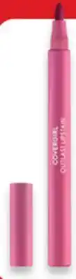 Walmart CoverGirl Outlast lip stain offer