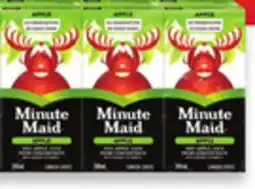 Walmart Minute Maid apple juice boxes offer