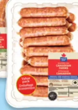 Walmart Maple Leaf fresh pork breakfast or dinner sausages value pack offer