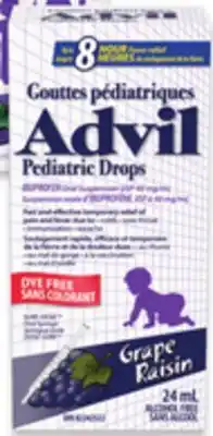 Walmart Advil pediatric drops 24 mL offer
