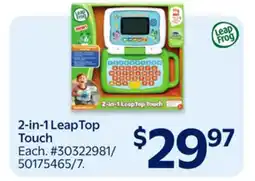 Walmart 2-in-1 Leap Top Touch offer