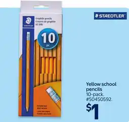 Walmart Yellow school pencils offer