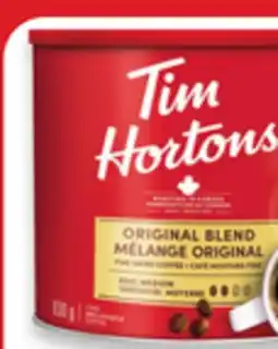 Walmart Tim Hortons ground coffee offer