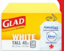 Walmart Glad white kitchen garbage bags offer