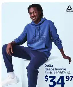 Walmart Delta fleece hoodie offer