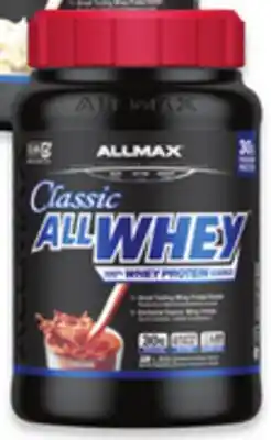 Walmart Allmax AllWhey protein powder offer