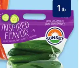 Walmart Sunset mini cucumbers offer